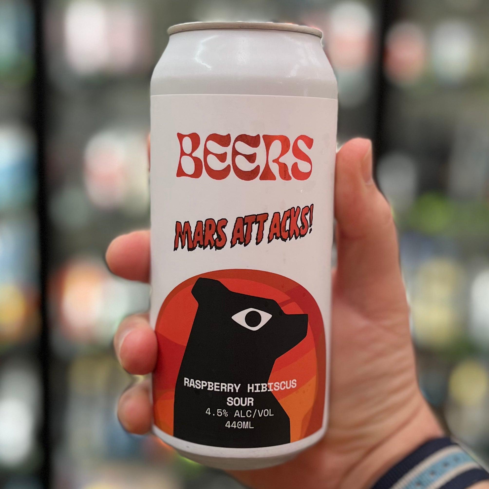 Buy BEERS Mars Attacks! Raspberry Hibiscus Sour The Beer Library