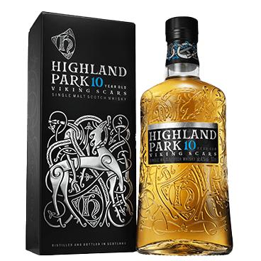 Highland Park Highland Park Viking Scars 10 Year Old Single Malt Scotch Whisky Whisk(e)y - The Beer Library