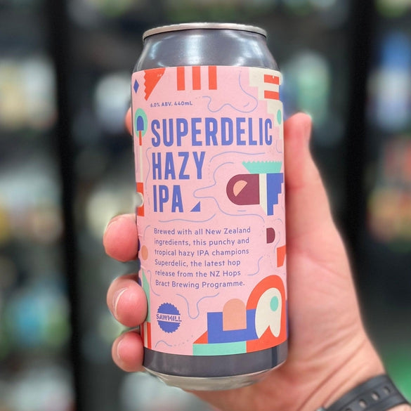 Buy Sawmill Superdelic Hazy IPA The Beer Library