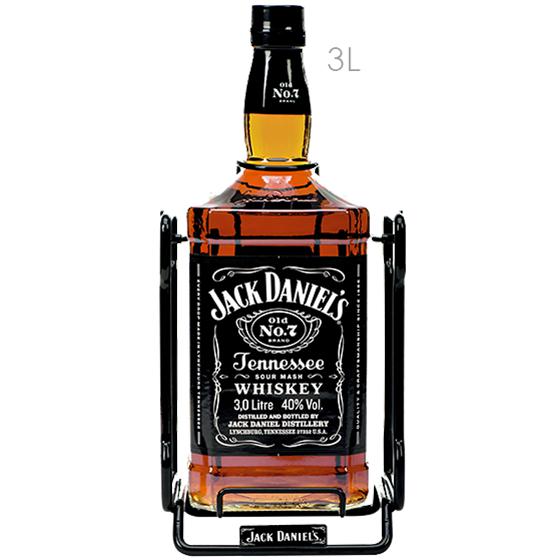 Jack Daniels Old No. 7 - 3 Litre with Pouring Cradle Tennessee Whiskey - The Beer Library