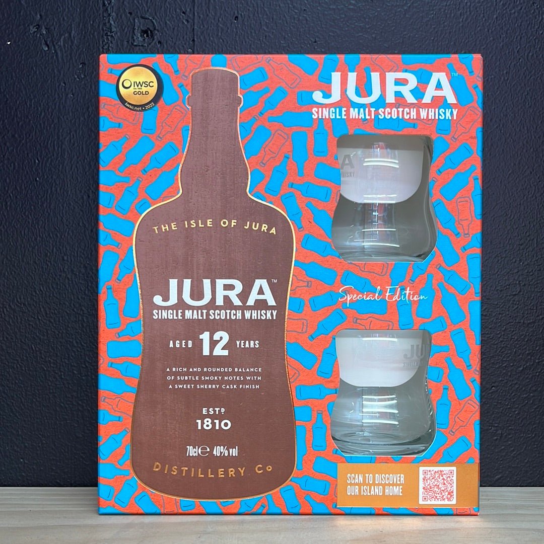 Buy Jura 12 Year Single Malt Whisky Gift Pack The Beer Library