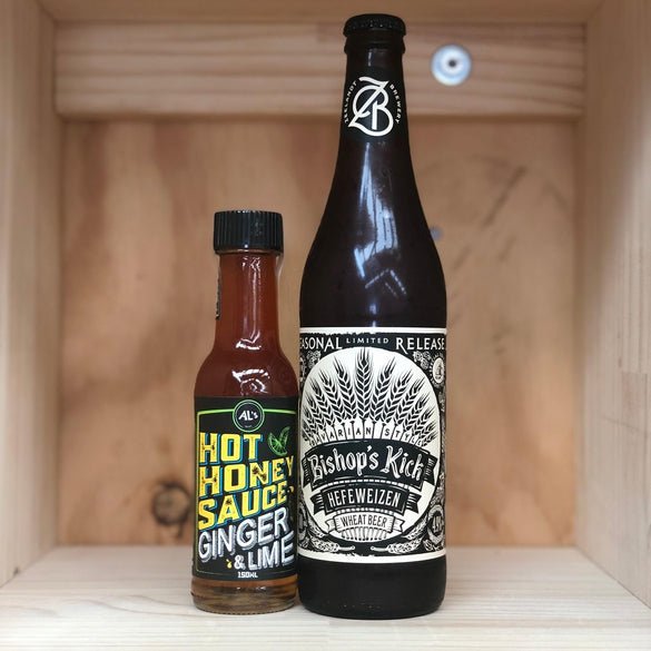 Al's Laboratory Hefeweisen & Hot Honey, Ginger & Lime Sauce Pairing Food - The Beer Library