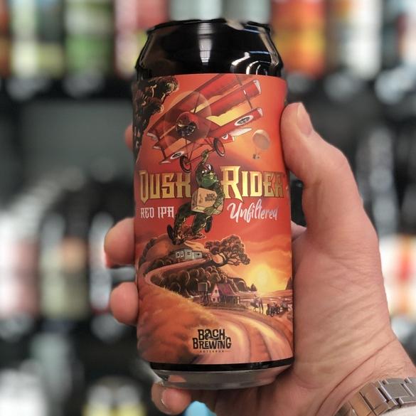Bach Brewing Dusk Rider Unfiltered Red IPA IPA - The Beer Library