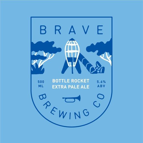 Brave Bottle Rocket Extra Pale Ale Pale Ale - The Beer Library