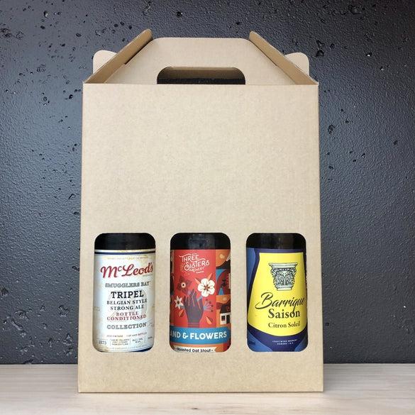 Generic Brand 3 Bottle Gift Box Other - The Beer Library