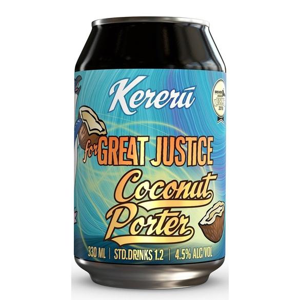 Kereru For Great Justice Coconut Porter Stout/Porter - The Beer Library