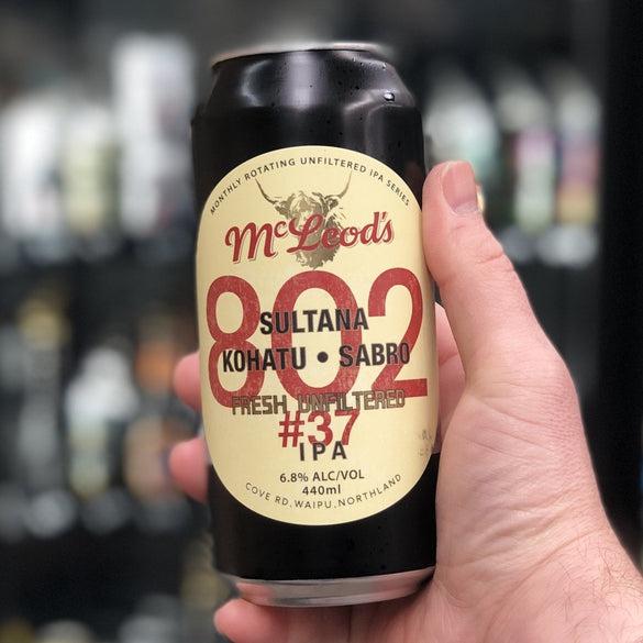 McLeods 802 Fresh Unfiltered IPA #37 Hazy IPA - The Beer Library