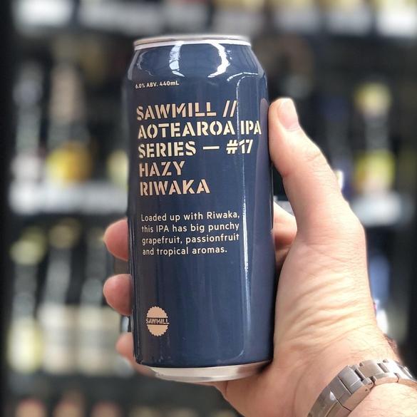 Sawmill Aotearoa IPA Series #17 - Hazy Riwaka Hazy IPA - The Beer Library