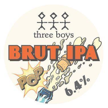 Three Boys Brut IPA IPA - The Beer Library