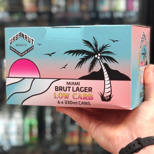 Urbanaut Miami Brut Lager (Low Carb) Pilsner/Lager - The Beer Library