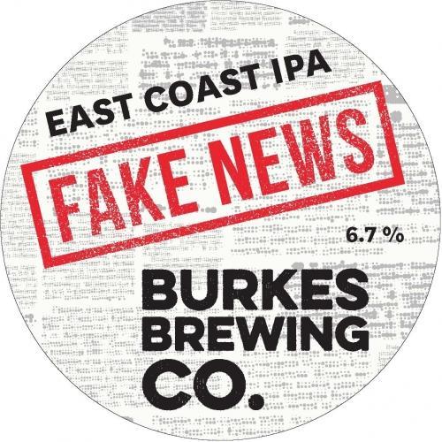 #Fakenews Hazy IPA-Hazy IPA-Burke's-440ml / Can-The Beer Library