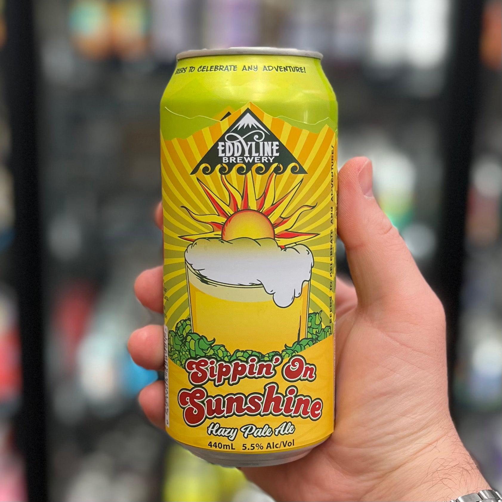 Eddyline-Sippin' On Sunshine Hazy Pale Ale-Hazy IPA: - The Beer Library
