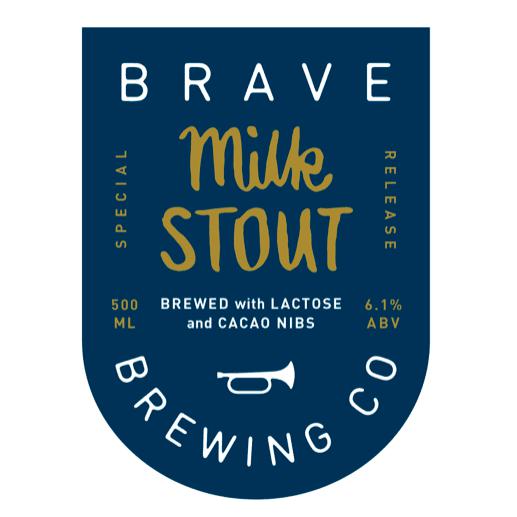 Brave Brave Brewing Milk Stout Stout/Porter - The Beer Library