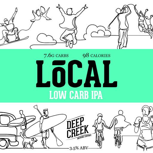 Deep Creek LoCal Low Carb IPA Session IPA - The Beer Library