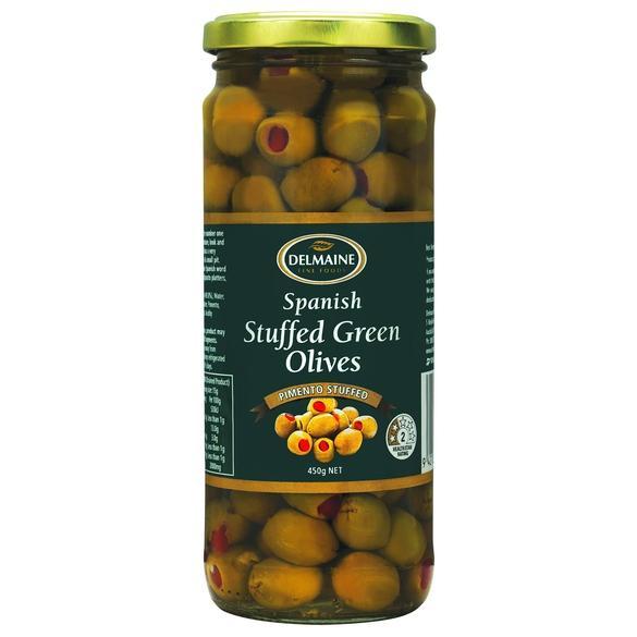 Delmaine Pimento Stuffed Green Olives Food - The Beer Library