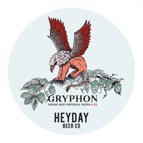 Hey Day Gryphon Fresh Hop Imperial NEIPA Hazy IPA - The Beer Library