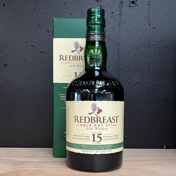 Midleton Distillery Redbreast 15 Year Single Pot Still Irish Whiskey Whisk(e)y - The Beer Library