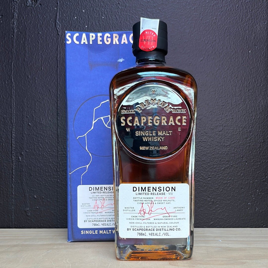 Scapegrace Scapegrace Dimension Limited Release VII Single Malt Whisk(e)y - The Beer Library