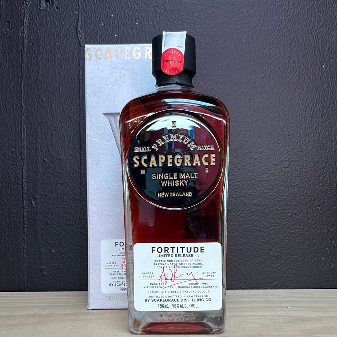 Scapegrace Scapegrace Fortitude Limited Release V Single Malt Whisk(e)y - The Beer Library