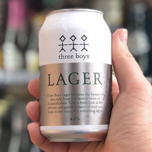 Three Boys Lager Pilsner/Lager - The Beer Library