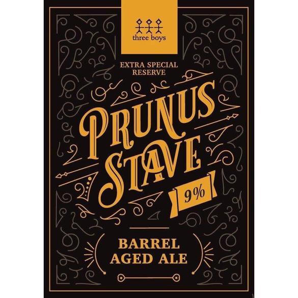 Three Boys Prunus Stave Strong Ale - The Beer Library