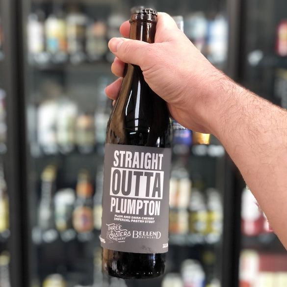 Three Sisters Straight Outta Plumpton Plum and Dark Cherry Imperial Pastry Stout Imperial Stout/Porter - The Beer Library